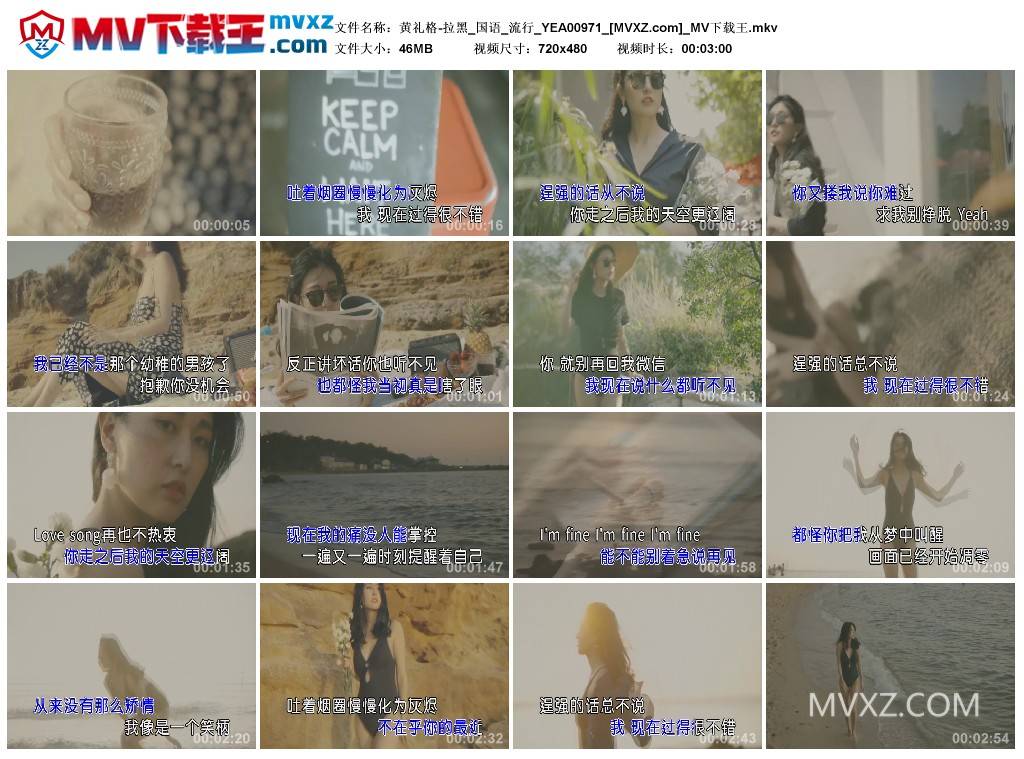 黄礼格-拉黑_国语_流行_YEA00971